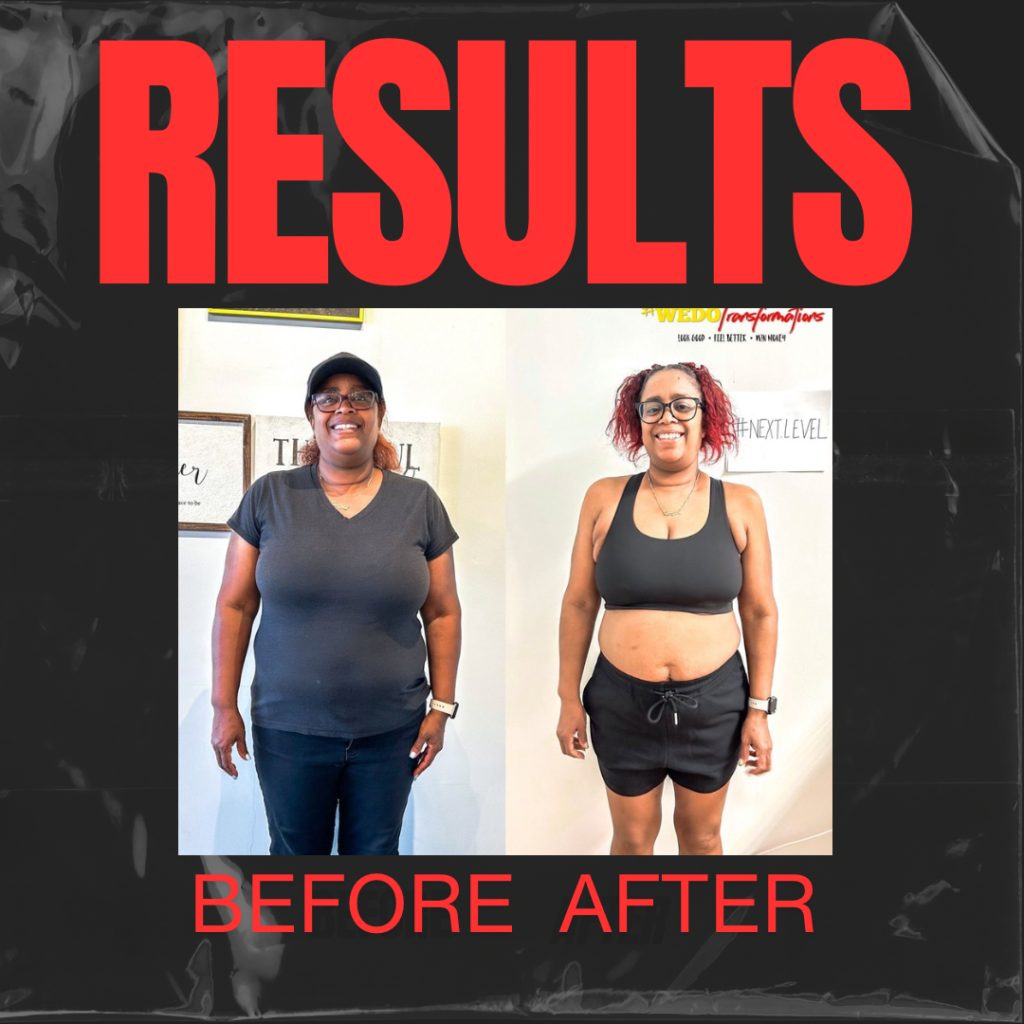 One-on-one transformation results coached by a Female Personal Trainer Markham
